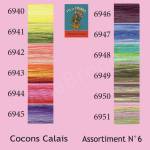 Cocon Calais Dentelle Boite Assortiment n6 Couleurs dgrades