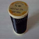 Metallic Thread Fil Au Chinois 40 Black 170