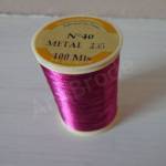 Metallic Thread Fil Au Chinois 40 Fuchsia 235
